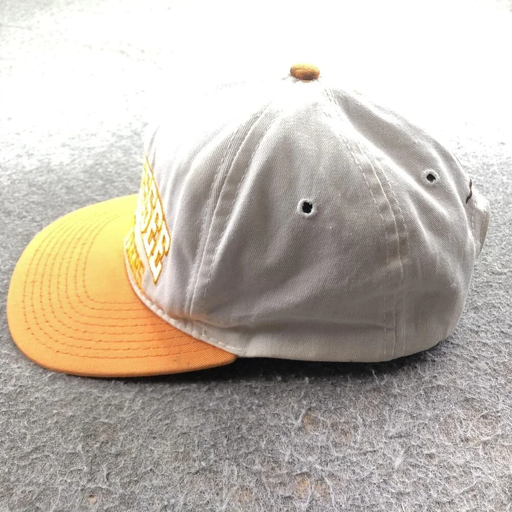 Vintage Tennessee Volunteers Hat Cap Snap Back Mens One Size White NCAA Rifleman